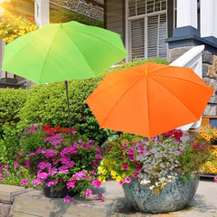 POILKMNI plant umbrella setup in a garden