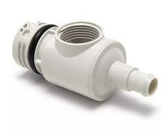 Polaris C55 Plastic Wheel Screw front view in white
