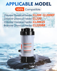 Pomeade Chlorinator Cover side view, showing tight seal