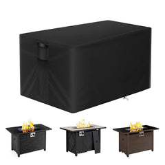 POMER Fire Pit Cover Rectangular 42x24 Inch front view