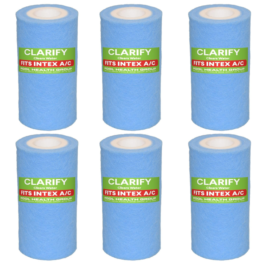 Pool Health Group A/C Pool Filter Cartridge 6-Pack front view