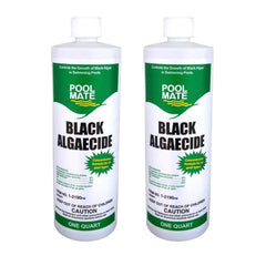 Pool Mate 1-Quart 2-Pack Premium Black Algaecide front view