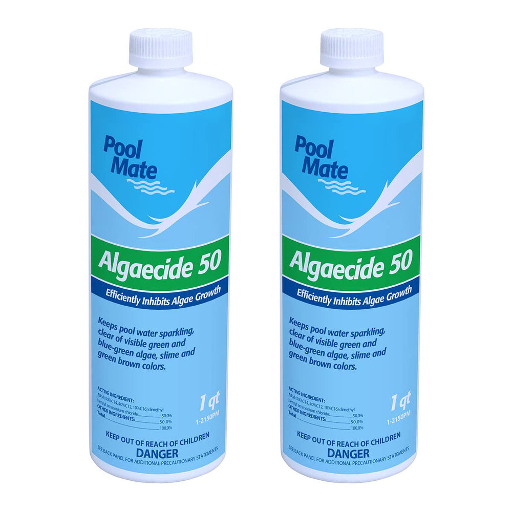 Pool Mate 2-Pack Premium Pool Algaecide 1-Quart front view
