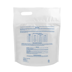 Pool Mate 4-Pounds package side view with instructions