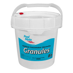 Pool Mate 8-Pounds Premium Chlorine Granules front view