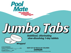 Pool Mate chlorine tablets showing easy to use lid