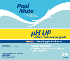 Pool Mate pH Up product packaging and label