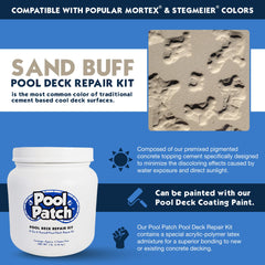 Pool Patch repair kit mixed product ready for application