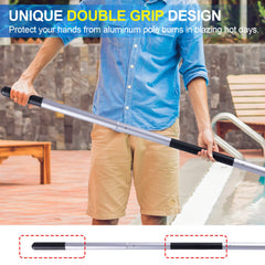 POOLAZA 10.5 Ft Pool Pole in extended position