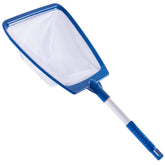 POOLAZA Hot Tub Skimmer Net front view with aluminum pole