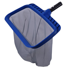 POOLAZA Pool Skimmer Net front view with navy blue nylon net