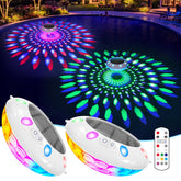 Pooldecor Floating Pool Light clear model floating on water