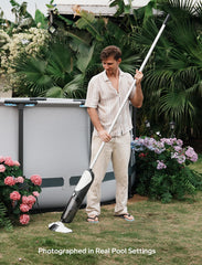 POOLHACKER Cordless Pool Vacuum flexible cleaning head