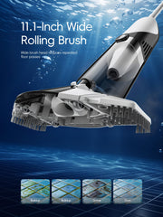 POOLHACKER Cordless Pool Vacuum with charging cable