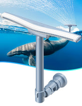 POOLHACKER Whale Tail Fountain front view, gray