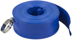 Poolmaster Backwash Hose 50 Ft blue model with stainless steel clamp