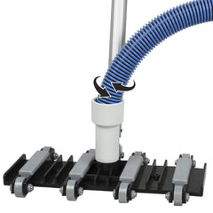Poolmaster vacuum hose coiled for storage