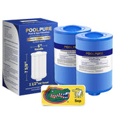 POOLPURE 6CH-940 Antimicrobial Hot Tub Filter front view