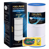 POOLPURE CC100 pool filter cartridge front view