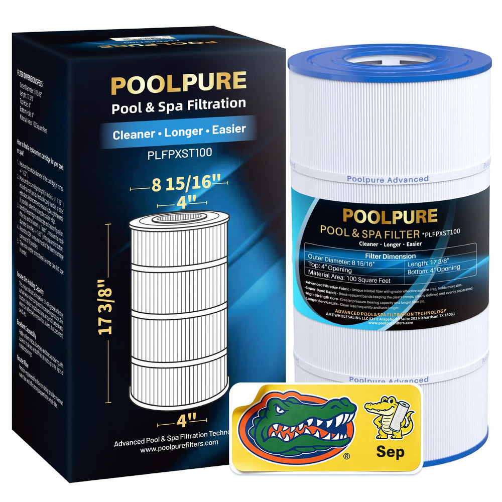 POOLPURE PXST100 Pool Filter, front view