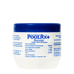 PoolRX+ support packaging showing product details