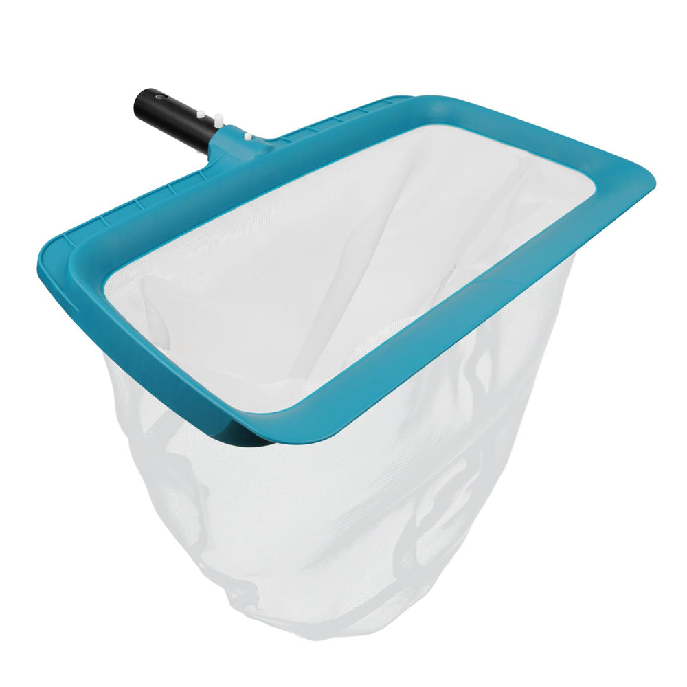POOLWHALE Pool Skimmer Net front view with deep nylon bag