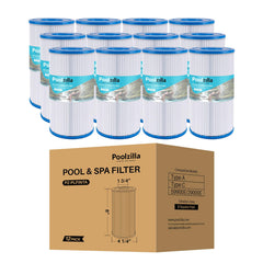 Poolzilla 12 Pack Pool Filter Cartridges front view