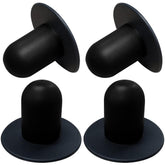 Popbee 4 PCS Swimming Pool Pump Strainer Hole Plug Replacement, Black