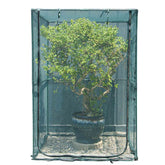 porayhut 4'x4' plant netting cover front view with green mesh