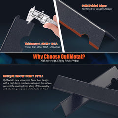 Porcelain steel construction of QuliMetal Flavorizer Bars