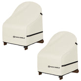 Porch Shield Adirondack Chair Cover beige front view
