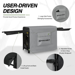 Porch Shield Generator Cover 3000-5000W installed on generator