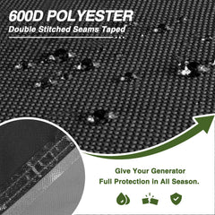 Porch Shield Generator Cover 600D polyester fabric detail
