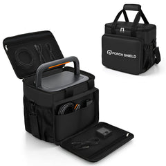 Porch Shield Power Station Bag front view, black