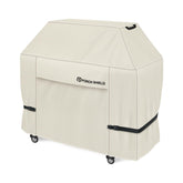 Porch Shield Waterproof BBQ Grill Cover front view, Light Tan