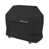 Porch Shield Waterproof BBQ Grill Cover side view, Black