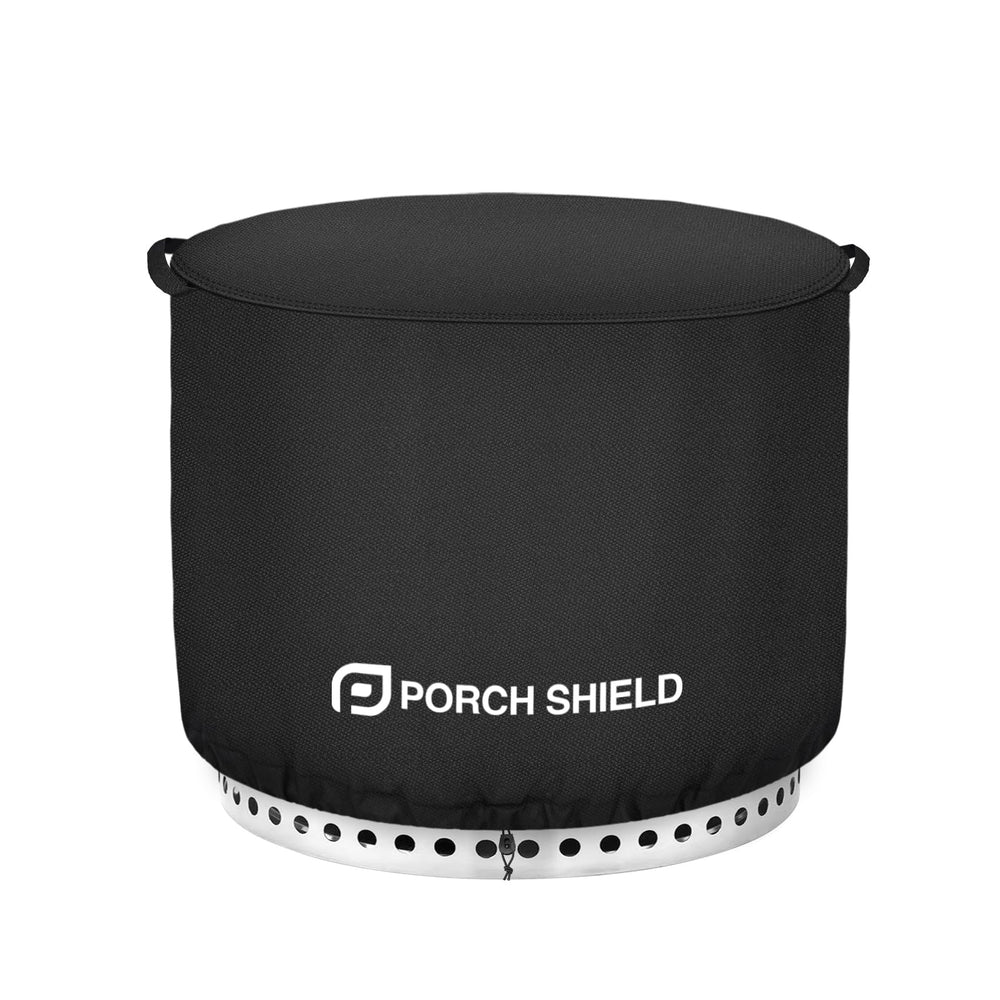 Porch Shield Waterproof Round Fire Pit Cover 22 inch front view