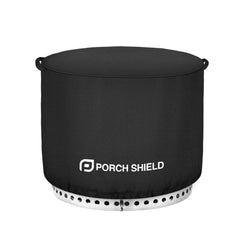 Porch Shield Waterproof Round Fire Pit Cover 22 inch front view