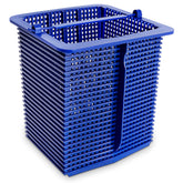 Porscan SPX1600M skimmer basket front view, blue color
