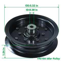 POSEAGLE 532196106 Idler Pulley side view