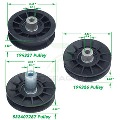 POSEAGLE 532407287 V-groove Idler Pulley