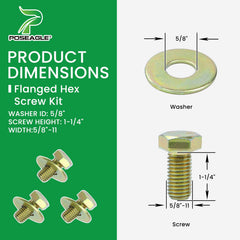 POSEAGLE blade bolts and washers included