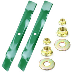 POSEAGLE GY20850 mower blades for John Deere 42-inch deck, front view