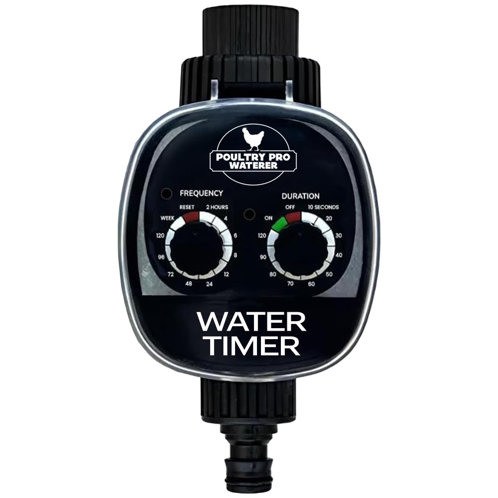 Poultry Pro Water Timer front view with dials