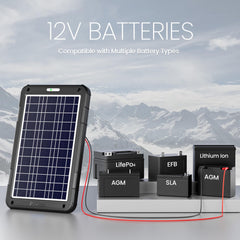 POWOXI Solar Charger in outdoor setting