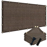 POYEE 6x6ft Sun Shade Cloth in Mocha colour, front view