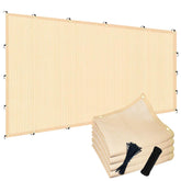 POYEE 90% Sun Shade Cloth 12x20ft front view