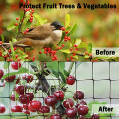 POYEE Bird Netting installation around fruit trees