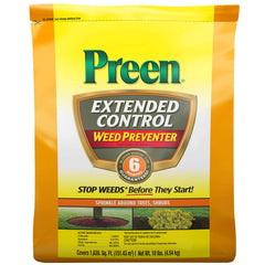 Preen Extended Control Weed Preventer 10 lb bag front view