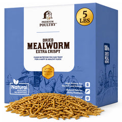 Premium Poultry Mealworms 5lb bag front view